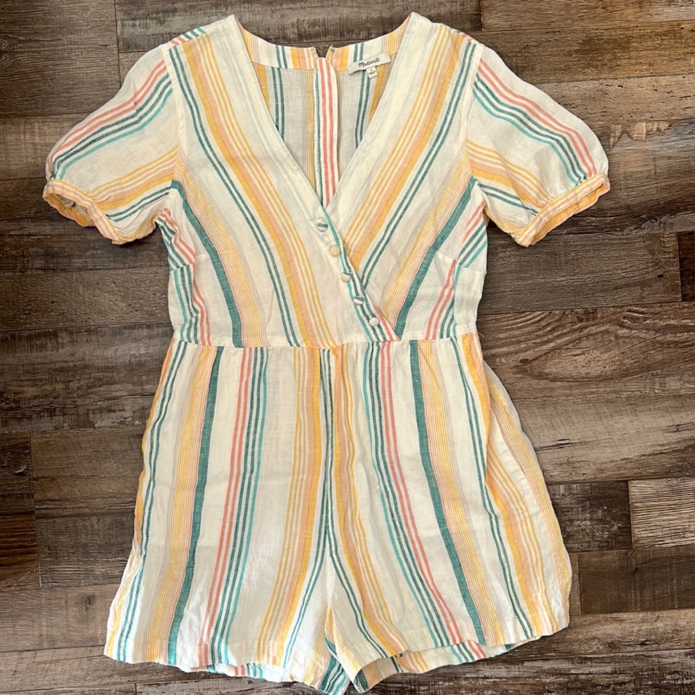 Madewell Linen Romper